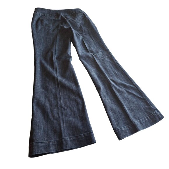 Vintage Maurices Denim Wide Leg Boot Cut Jeans Womens Size 11/12 R - Picture 2 of 9